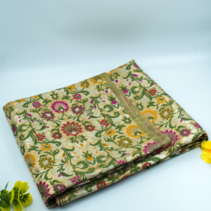 Exquisite Elegance: Handwoven Khinkhwab Brocade Fabric