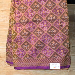 Purple Majesty: Banarasi Tilfi Jamawar Handwoven Katan Silk Tanchoi Saree