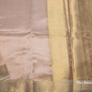 Opulent Elegance: Zari Woven Silk Tissue Organza Saree with Exquisite Border and Pallu