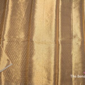 Opulent Elegance: Handloom Silk Organza Tissue Vasket Brocade Saree